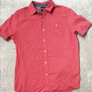 Lee Red button down Shirt Men’s Medium stretch